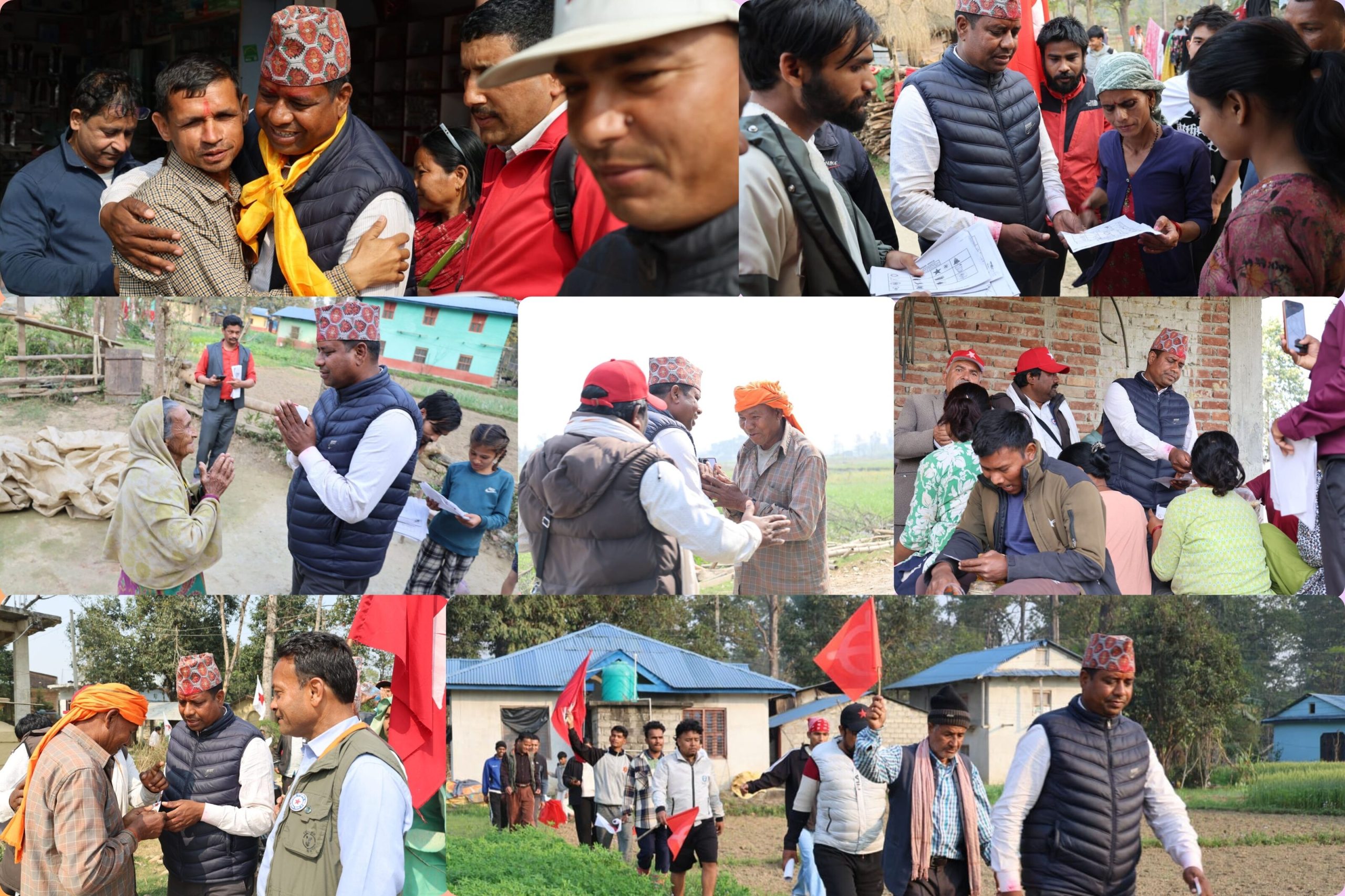  कोहलपुरदेखि राप्तीसोनारी गाउँपालिकासम्म ‘तारा’को लहर : नरेन्द्र पाण्डे (जेम्स) को घरदैलो अभियान तीव्र 