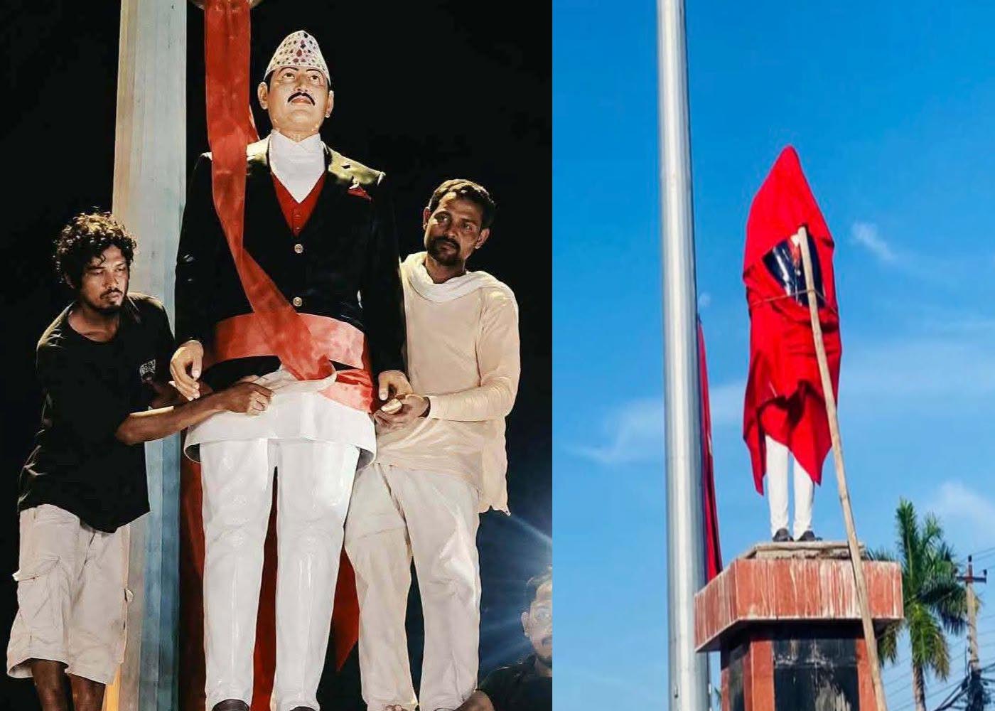 नेपालगञ्जमा दुई दशकपछि स्वर्गीय राजा वीरेन्द्रको शालिक पुनःस्थापना, औपचारिक उद्घाटन हुन बाँकी